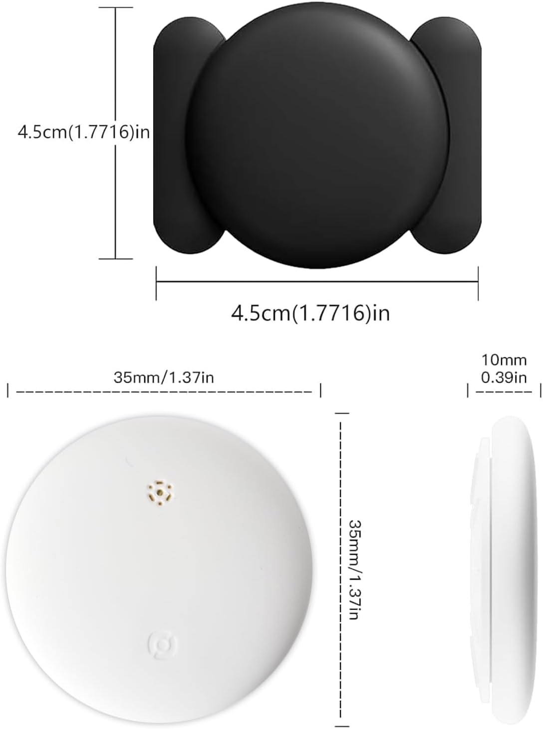 Mini Hidden GPS Tracking Device for Vehicles, Cars etc, Hidden GPS Car Tracking Device with Magnetic Waterproof Case, Running in Apple FIND My, No Extra Monthly fee