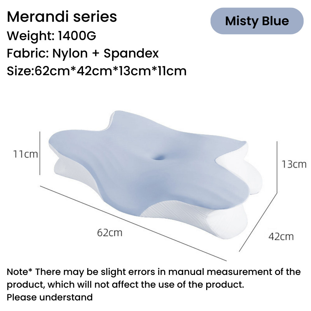 Butterfly Neck Support Deep Sleep Pillow – Cool, Ergonomic Cervical Support