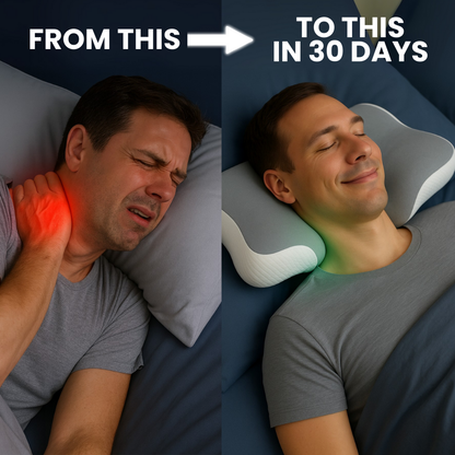 Butterfly Neck Support Deep Sleep Pillow – Cool, Ergonomic Cervical Support