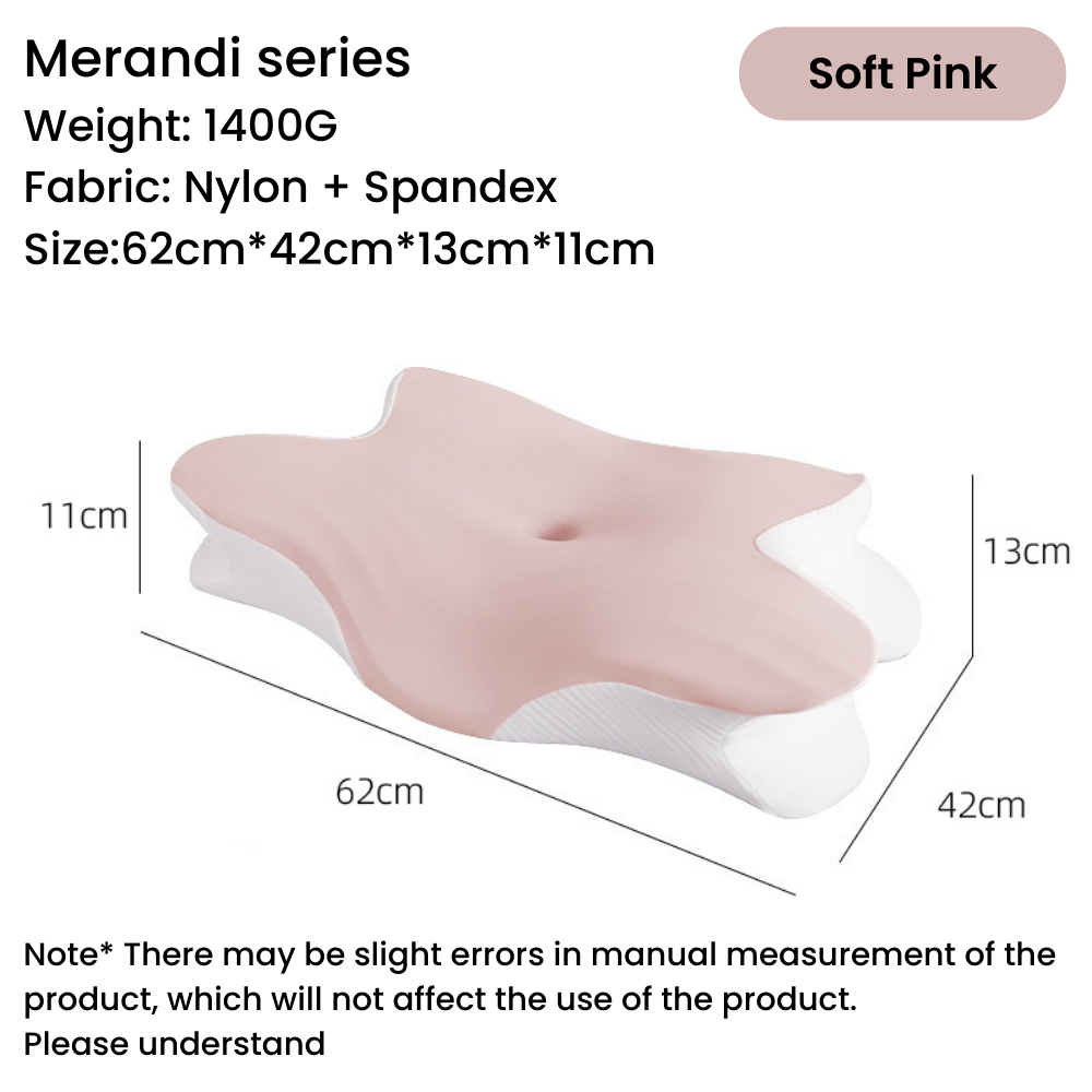 Butterfly Neck Support Deep Sleep Pillow – Cool, Ergonomic Cervical Support