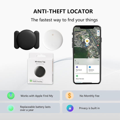 Mini Hidden GPS Tracking Device for Vehicles, Cars etc, Hidden GPS Car Tracking Device with Magnetic Waterproof Case, Running in Apple FIND My, No Extra Monthly fee