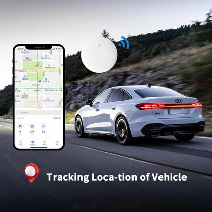 Mini Hidden GPS Tracking Device for Vehicles, Cars etc, Hidden GPS Car Tracking Device with Magnetic Waterproof Case, Running in Apple FIND My, No Extra Monthly fee